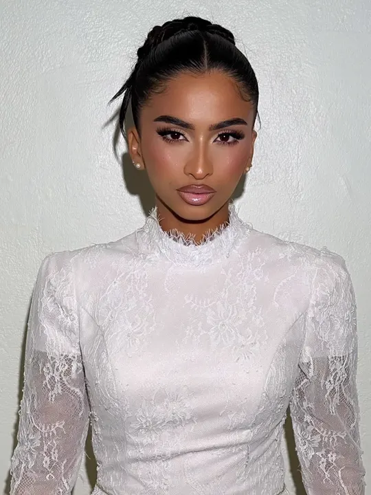 Maquillaje de Sanaa — publicación de Instagram