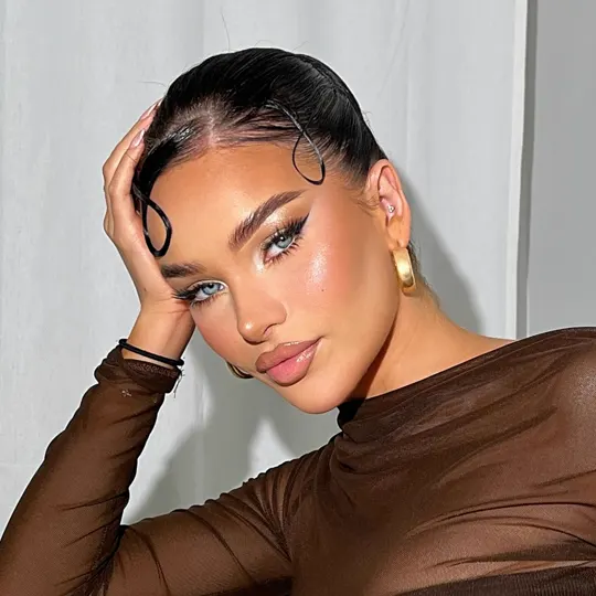 Maquillaje de Sanaa — publicación de Instagram