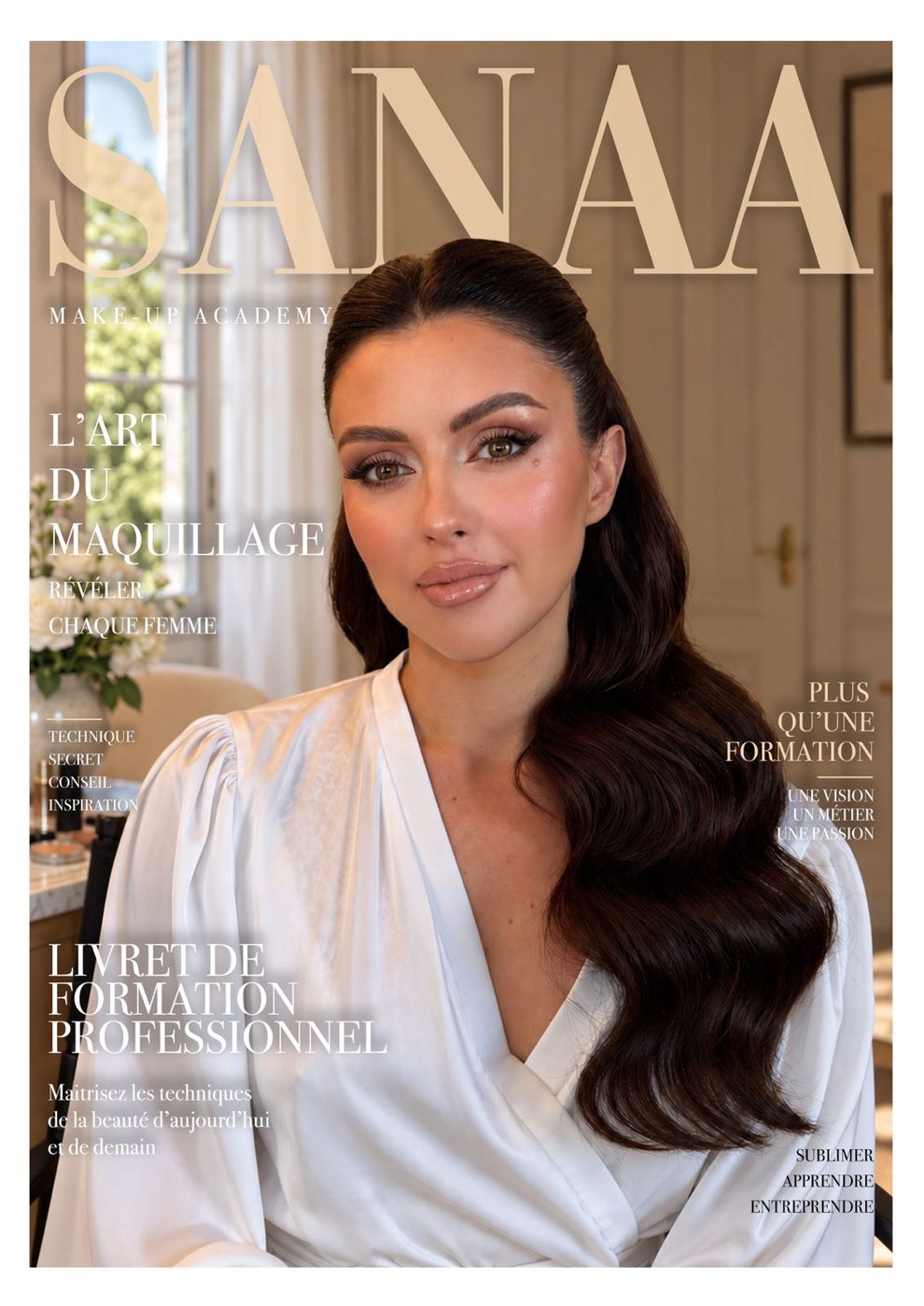Couverture du Livret de Formation Professionnel Sanaa Make Up, édition 2026