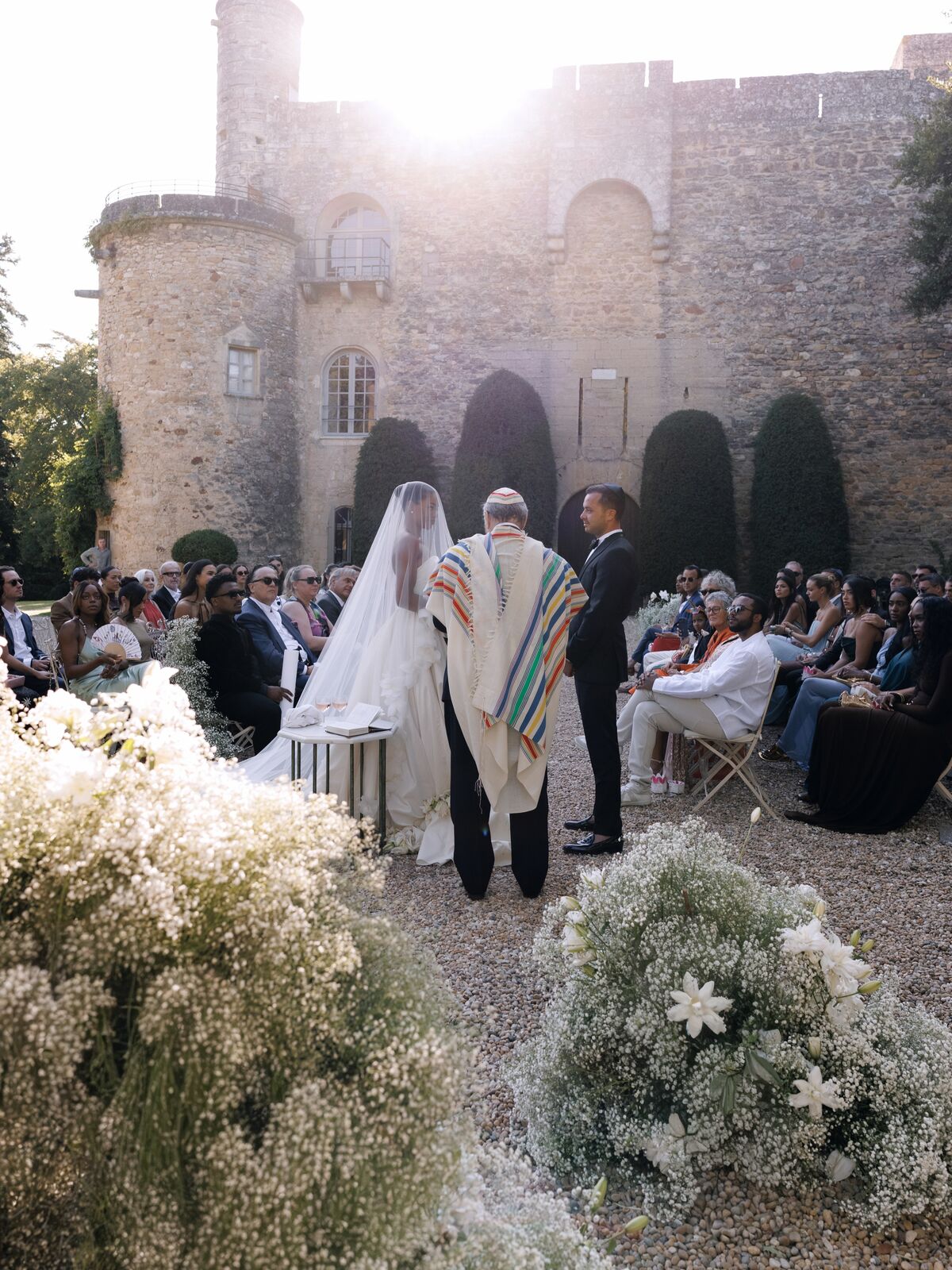 Cérémonie au Château de Fontarèches